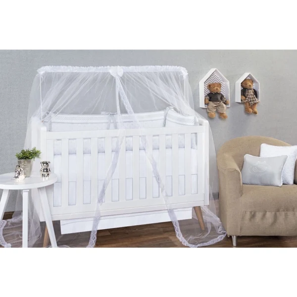 Mosquiteiro De Varal, Batistela Baby, BRANCO - Image 2