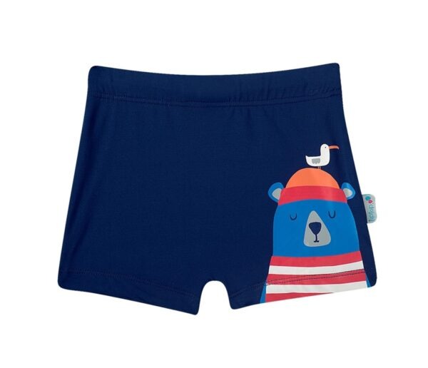 Shorts Marinheiro Praia Lycra Toddler Proteção uv 50+
