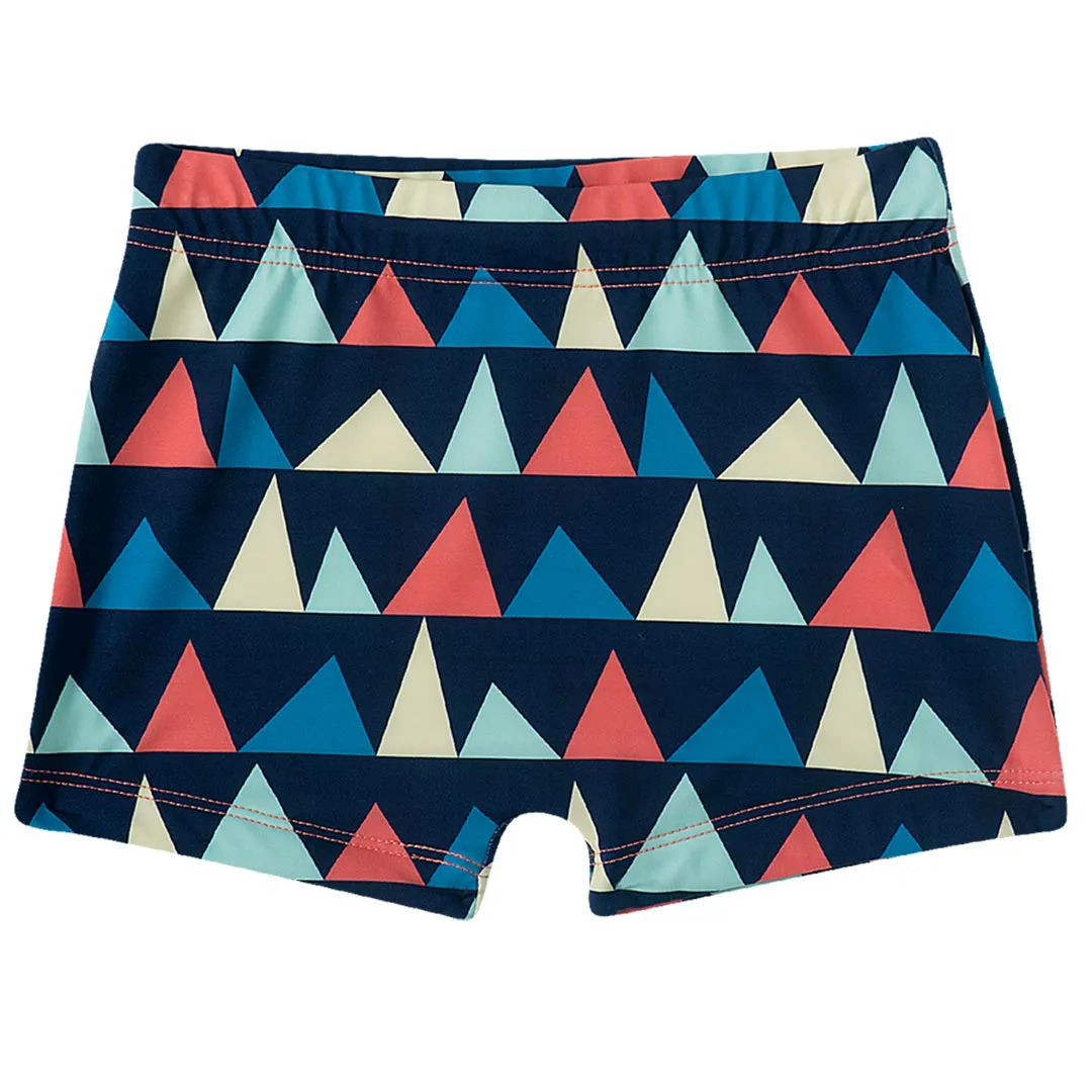 Shorts Praia Infantil com Chapéu Marinho Tip Top C/ Proteção uv50+ - Image 3