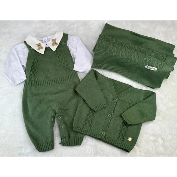 Saída Maternidade Lucca Verde Pistache