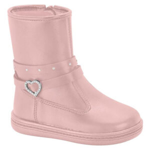 Bota Infantil Menina Molekinha Napa Berlin - ROSA 942