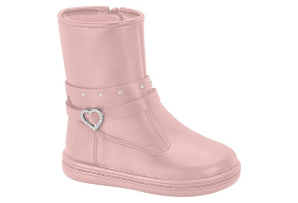 Bota Infantil Menina Molekinha Napa Berlin - ROSA 942
