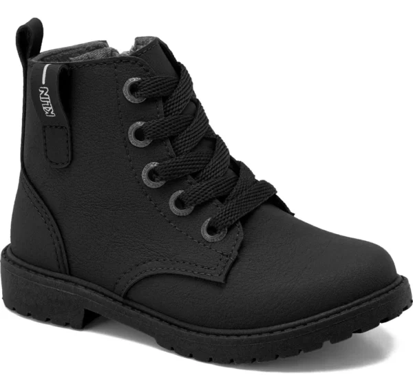 Bota Infantil rock mini Preto - 175 Menino Klin